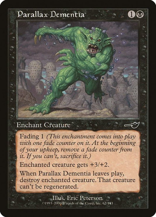 Parallax Dementia 62 Nemesis MTG C LP