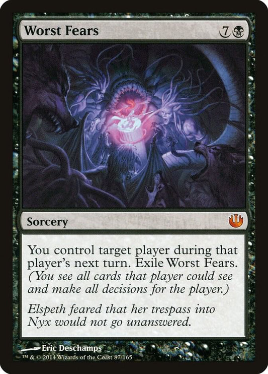 Worst Fears 87 Journey Into Nyx MTG Mythic LP