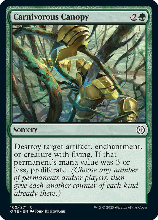 Carnivorous Canopy 162 Phyrexia: All Will Be One MTG C NM