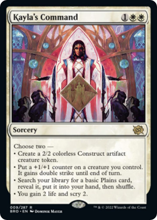 Kayla's Command 9 The Brothers' War MTG R NM
