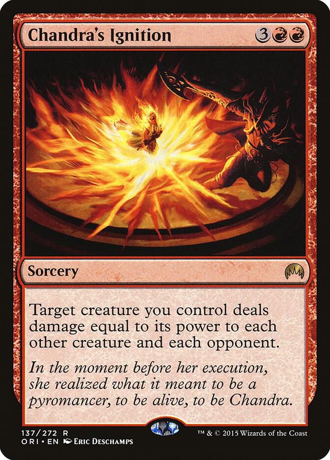 Chandra's Ignition 137 Magic Origins MTG R NM