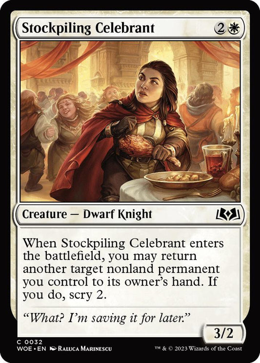 Stockpiling Celebrant 32 Wilds of Eldraine MTG C NM