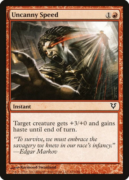 Uncanny Speed 163 Avacyn Restored MTG C NM