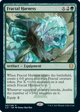 Fractal Harness 61 Commander 2021 MTG R NM
