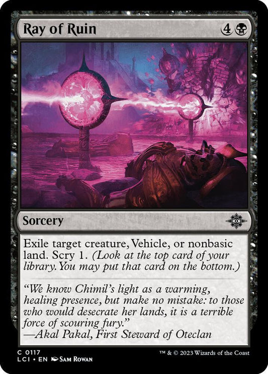 Ray of Ruin 117 The Lost Caverns of Ixalan MTG C NM