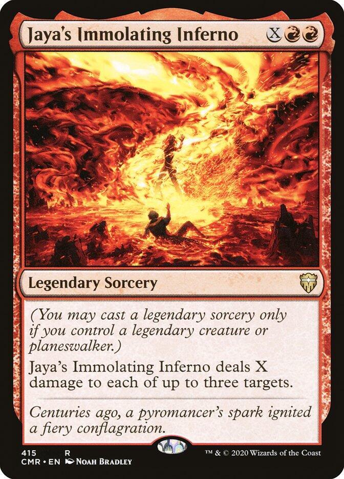 Jaya's Immolating Inferno 415 Commander Legends MTG R NM