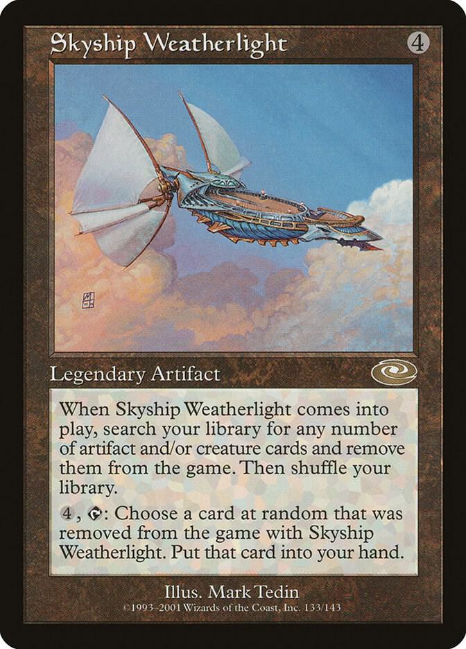 Skyship Weatherlight 133 Planeshift MTG R LP