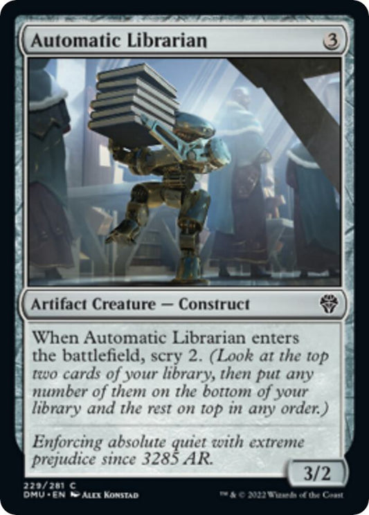 Automatic Librarian 229 Dominaria United MTG C NM