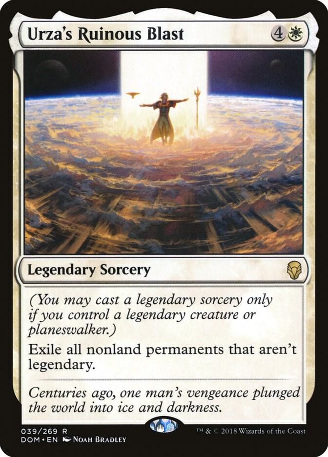 Urza's Ruinous Blast 39 Dominaria MTG R NM