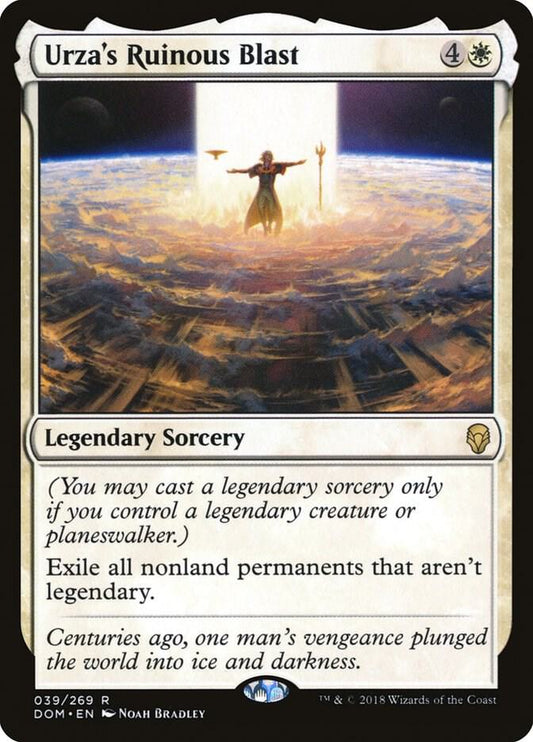 Urza's Ruinous Blast 39 Dominaria MTG R NM