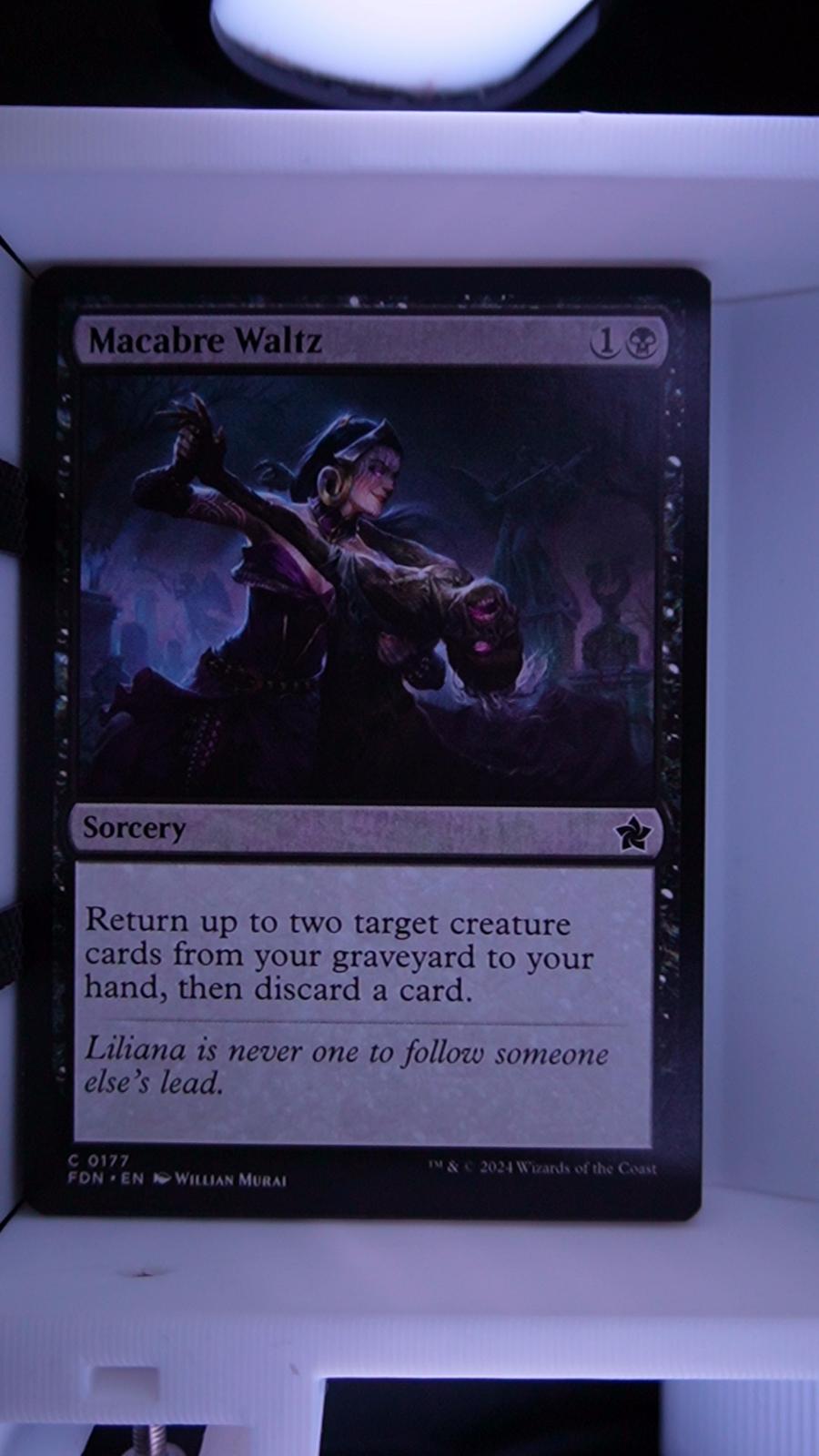 Macabre Waltz 177 Foundations MTG C NM