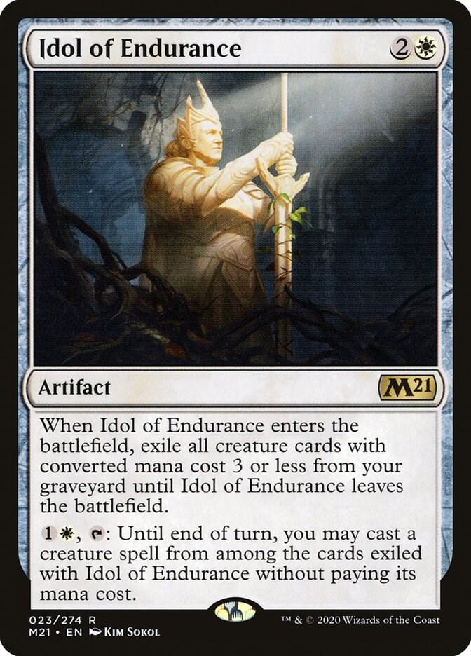 Idol of Endurance 23 Core Set 2021 MTG R NM
