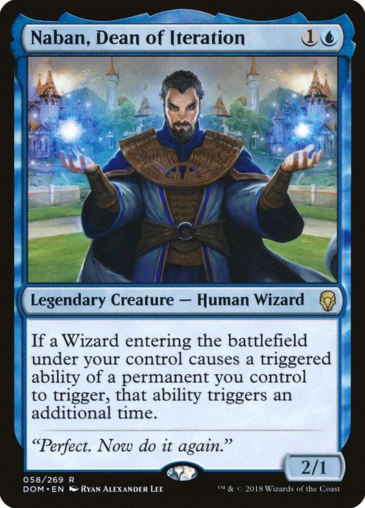 Naban, Dean of Iteration 58 Dominaria MTG R NM