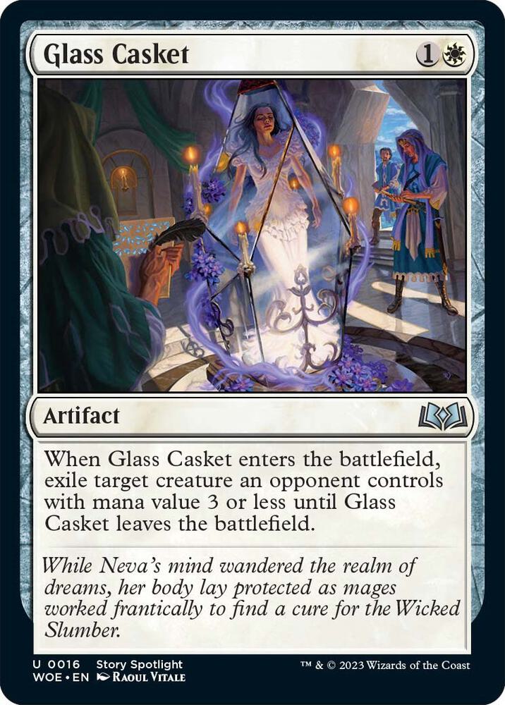 Glass Casket 16 Wilds of Eldraine MTG UC NM