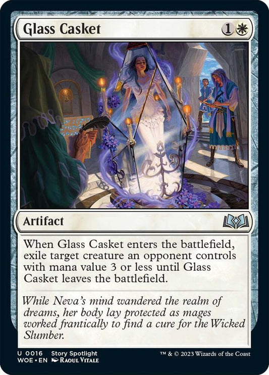 Glass Casket 16 Wilds of Eldraine MTG UC NM