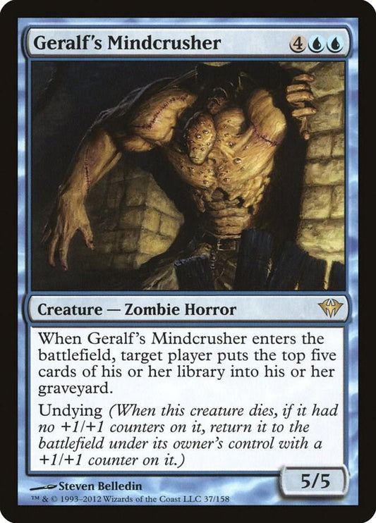 Geralf's Mindcrusher 37 Dark Ascension MTG R NM