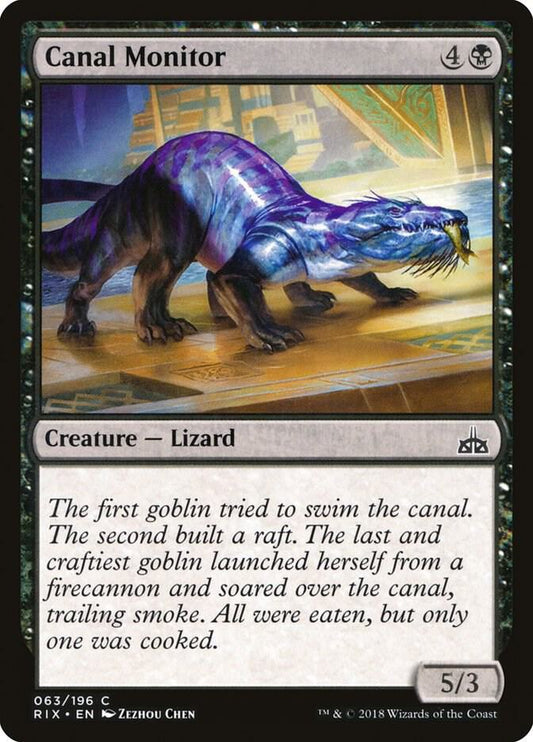 Canal Monitor 63 Rivals of Ixalan MTG C NM