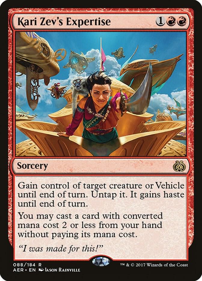 Kari Zev's Expertise 88 Aether Revolt MTG R NM