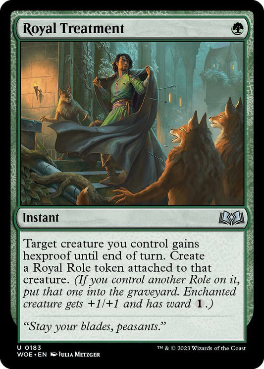 Royal Treatment 183 Wilds of Eldraine MTG UC NM