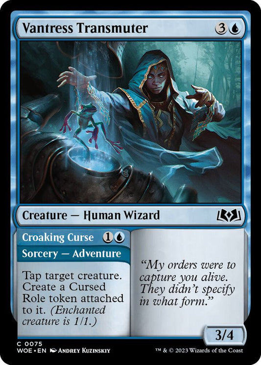 Vantress Transmuter 75 Wilds of Eldraine MTG C Foil NM