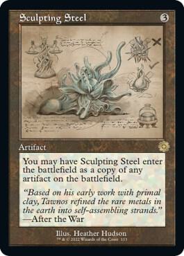 Sculpting Steel (Schematic) 113 The Brothers' War: Retro Frame Artifacts MTG NM