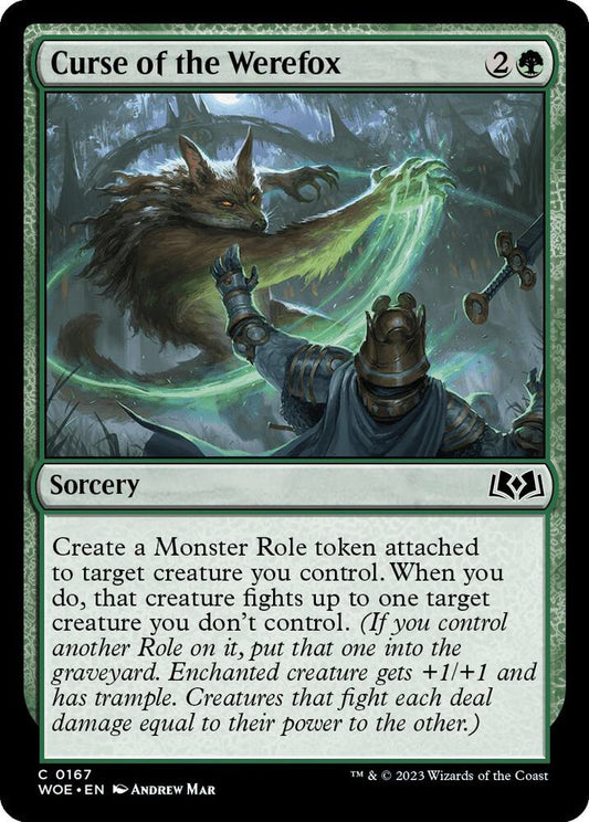Curse of the Werefox 167 Wilds of Eldraine MTG C NM