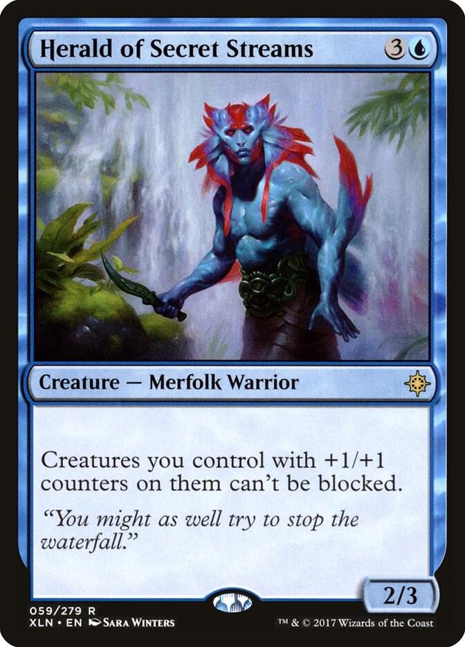 Herald of Secret Streams 59 Ixalan MTG R LP