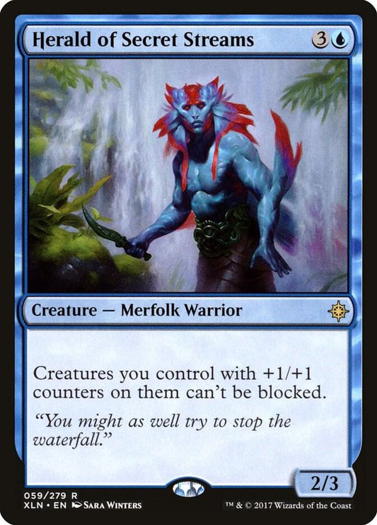 Herald of Secret Streams 59 Ixalan MTG R LP