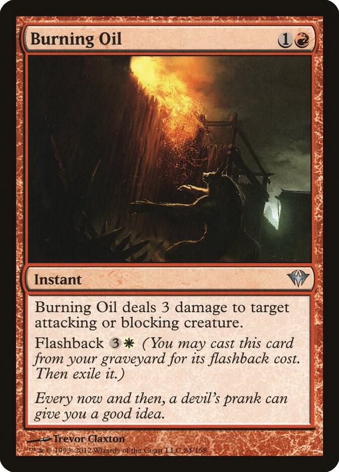 Burning Oil 84 Dark Ascension MTG UC NM