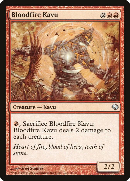Bloodfire Kavu 54 Duel Decks: Venser vs. Koth MTG UC NM