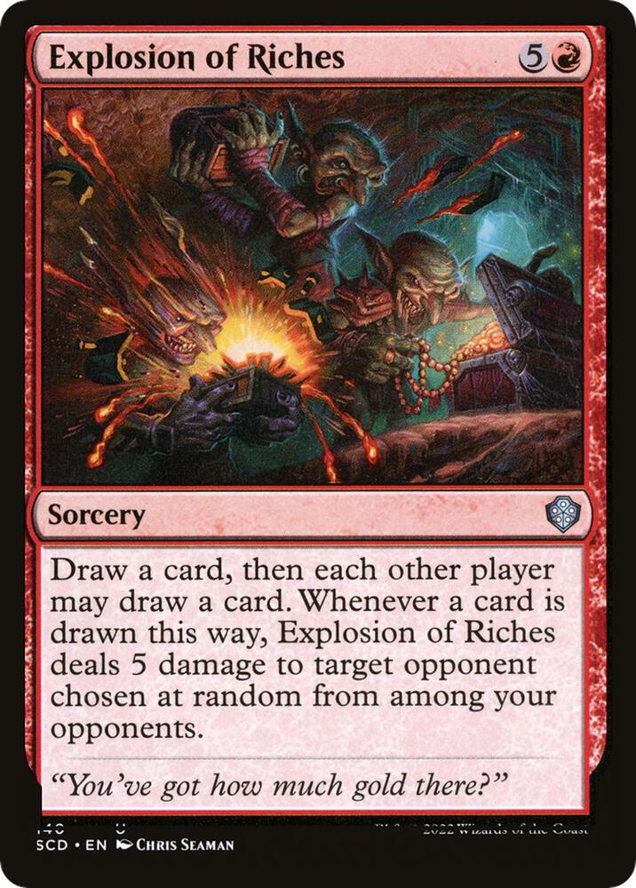 Explosion of Riches 140 Starter Commander Decks MTG UC NM