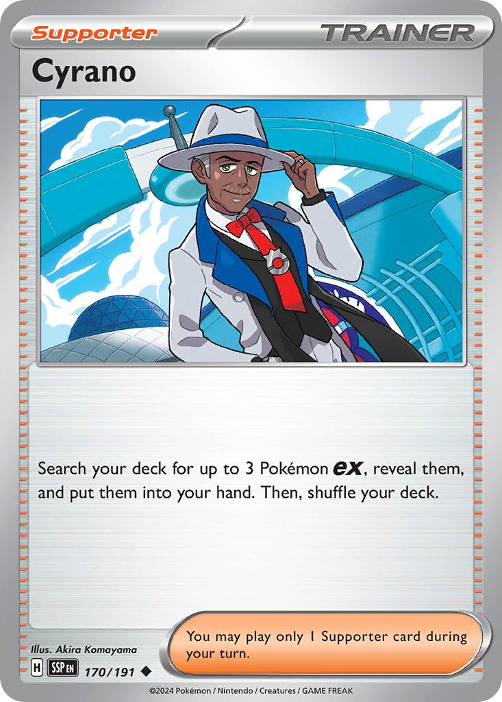 Cyrano 170/191 Surging Sparks Pokemon UC NM