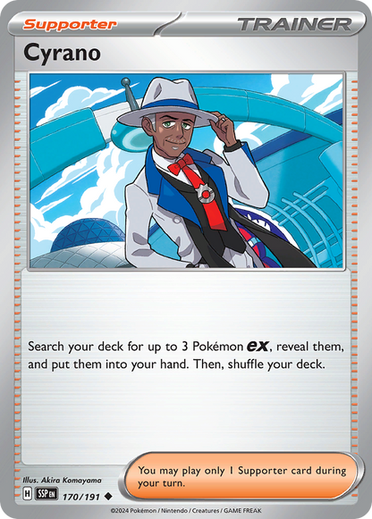 Cyrano 170/191 Surging Sparks Pokemon UC NM