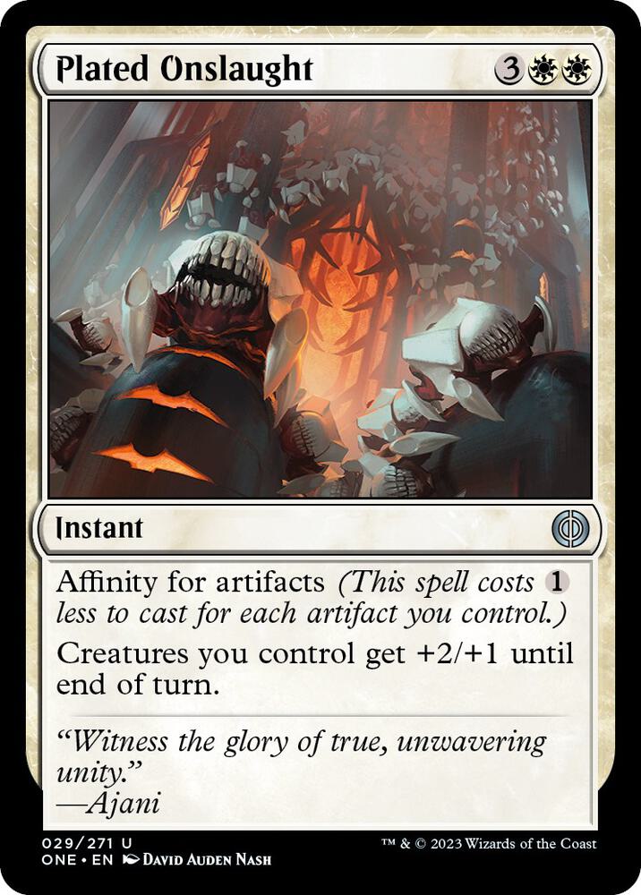 Plated Onslaught 29 Phyrexia: All Will Be One MTG UC NM