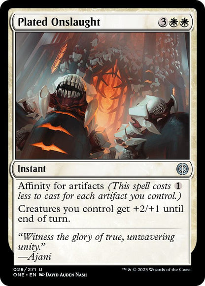 Plated Onslaught 29 Phyrexia: All Will Be One MTG UC NM