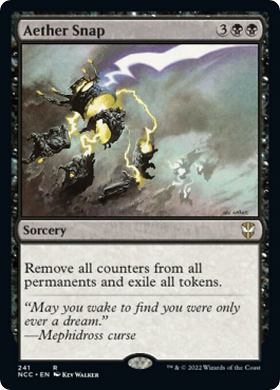 Aether Snap 241 Commander: Streets of New Capenna MTG R NM