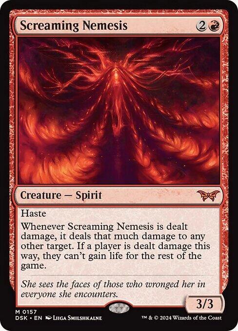 Screaming Nemesis 157 Duskmourn: House of Horror MTG Mythic NM