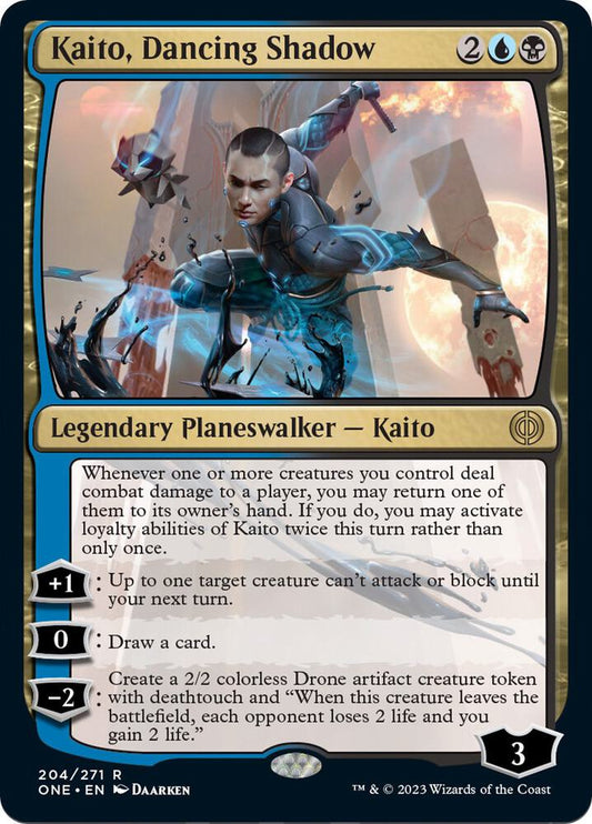 Kaito, Dancing Shadow 204 Phyrexia: All Will Be One MTG R NM