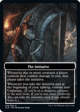 The Initiative // Undercity Token 20 Battle for Baldur's Gate MTG NM