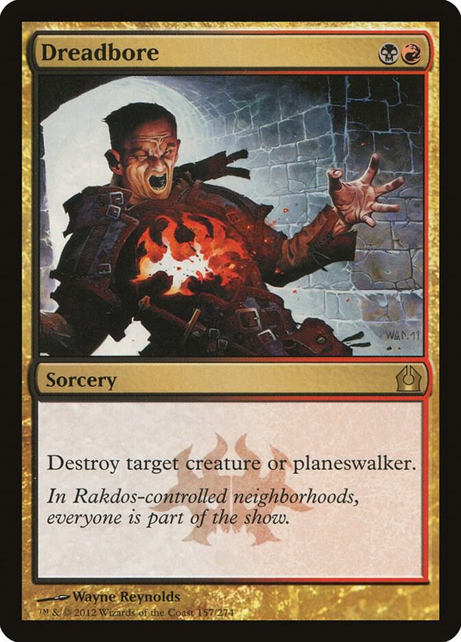 Dreadbore 157 Return to Ravnica MTG R NM
