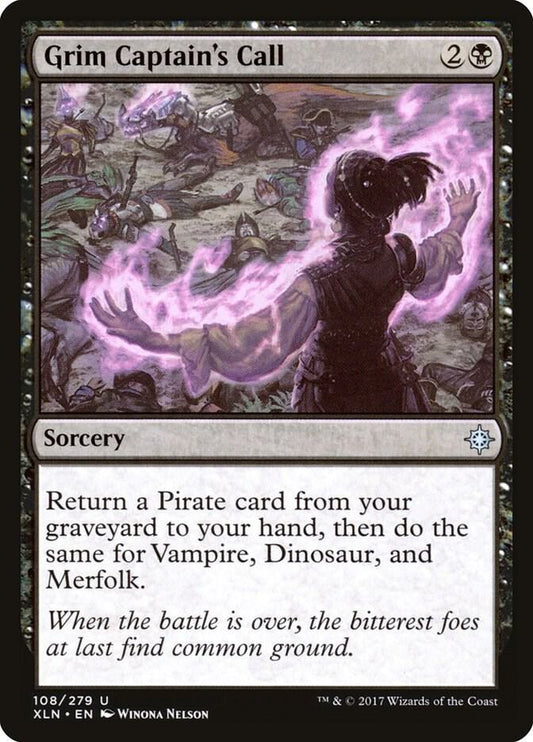 Grim Captain's Call 108 Ixalan MTG UC LP