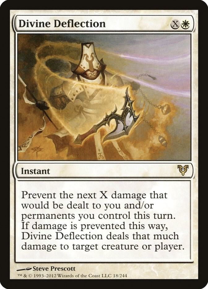 Divine Deflection 18 Avacyn Restored MTG R NM