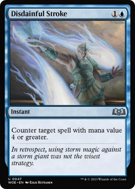 Disdainful Stroke 47 Wilds of Eldraine MTG UC Foil NM