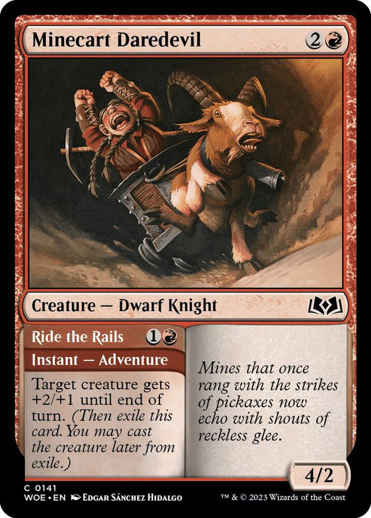 Minecart Daredevil 141 Wilds of Eldraine MTG C NM