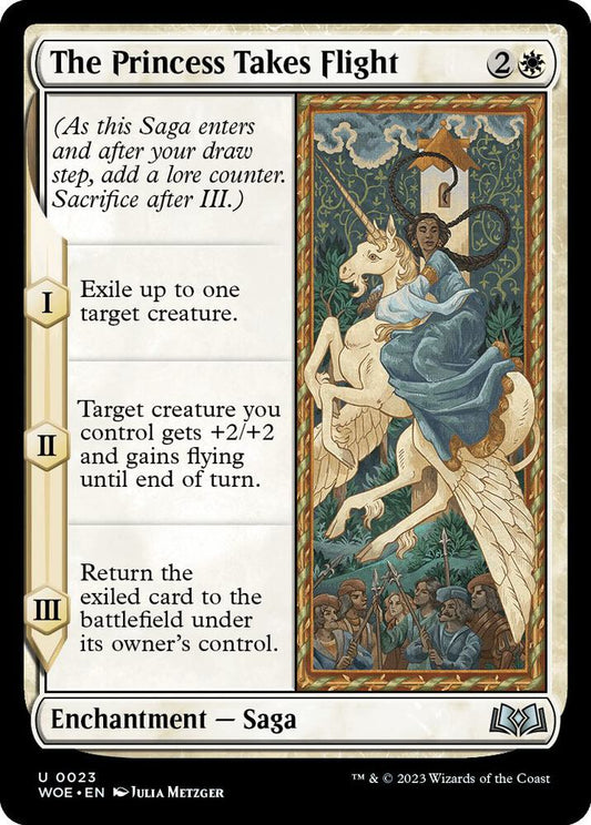 The Princess Takes Flight 23 Wilds of Eldraine MTG UC NM