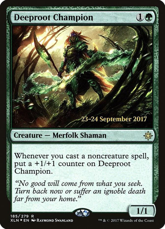 Deeproot Champion 185 Prerelease Cards MTG R Foil NM