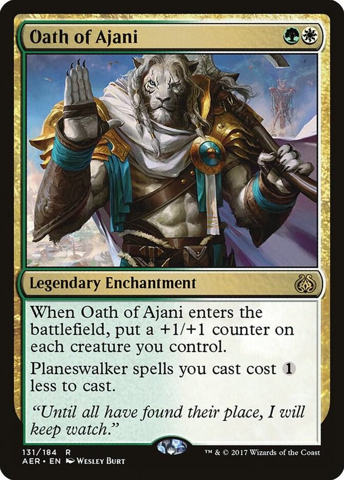 Oath of Ajani 131 Aether Revolt MTG R NM