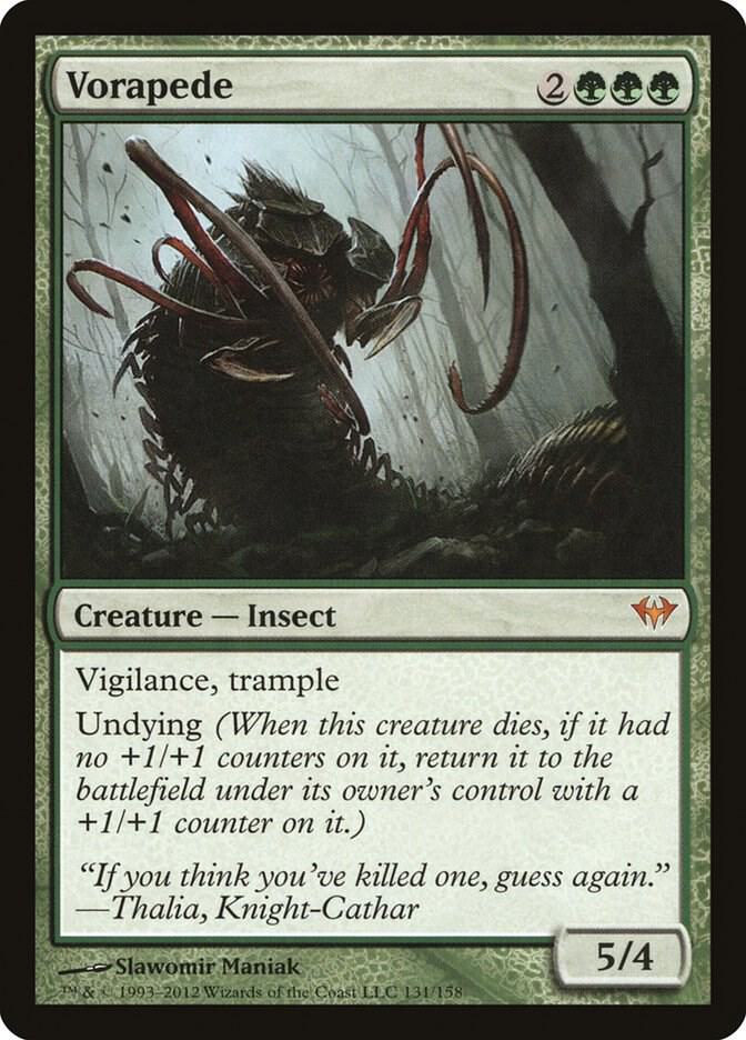 Vorapede 131 Dark Ascension MTG Mythic NM