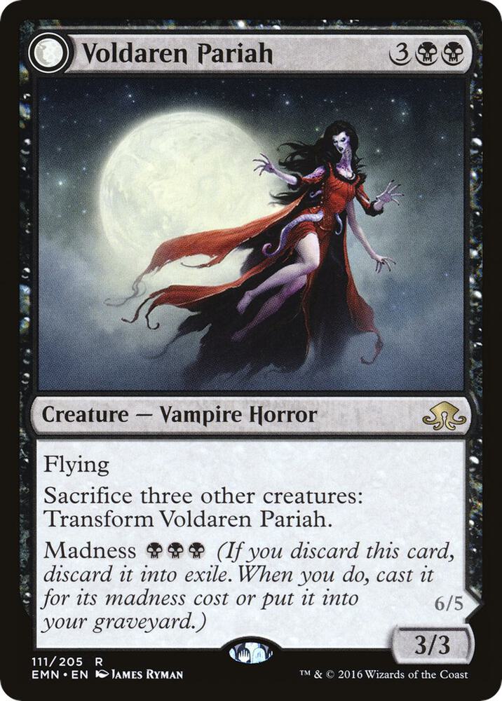Voldaren Pariah 111 Eldritch Moon MTG R LP