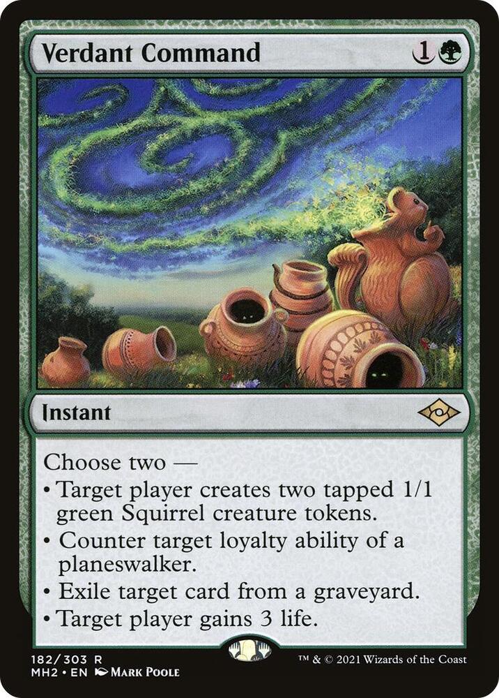 Verdant Command 182 Modern Horizons 2 MTG R NM